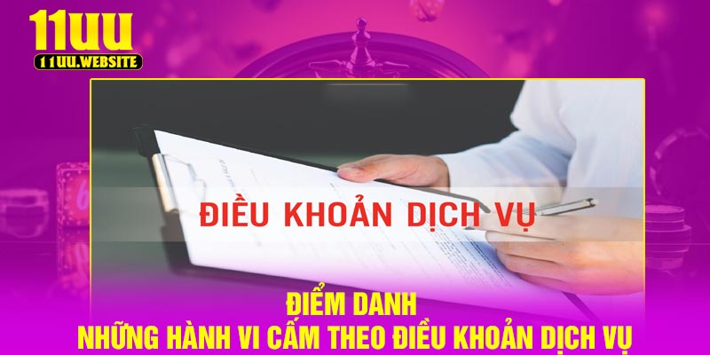 Điểm danh những hành vi cấm theo điều khoản dịch vụ
